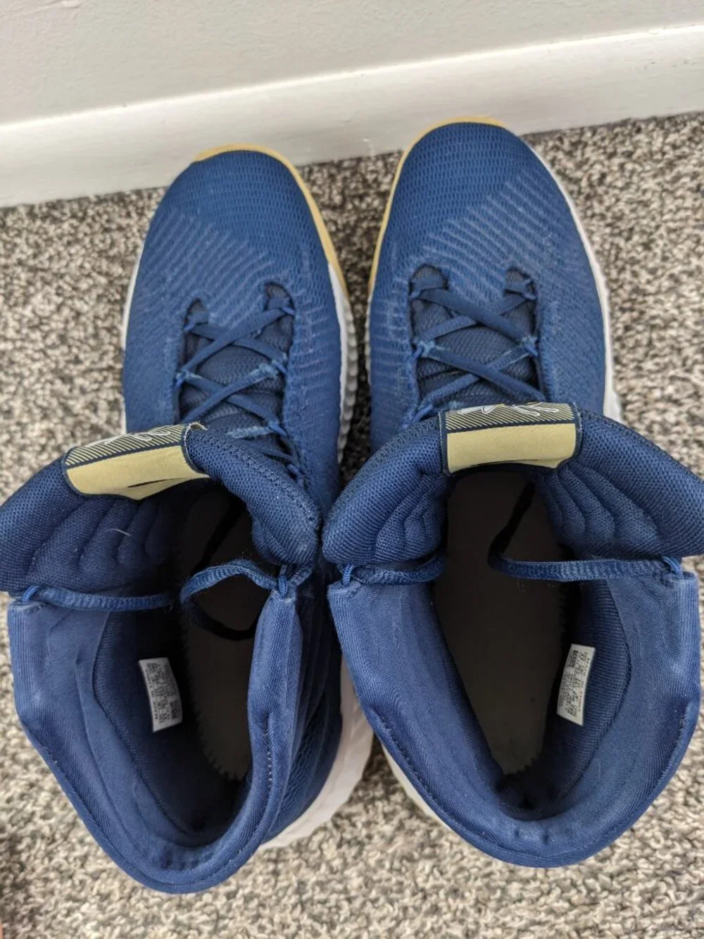 Adidas Pro Bounce 2018 Georgia Tech Basketball EF9674 Mens 11 Collegiate Navy